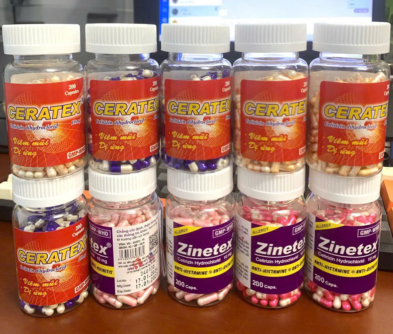 Ceratex 10mg (Cetirizin) – Giảm nhanh dị ứng, viêm mũi, mề đay hiệu quả